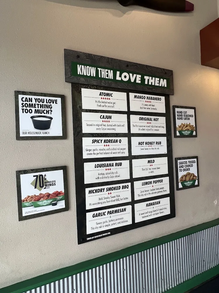 Wingstop food and storefront view at 28404 US-290 G17 in Cypress, Texas