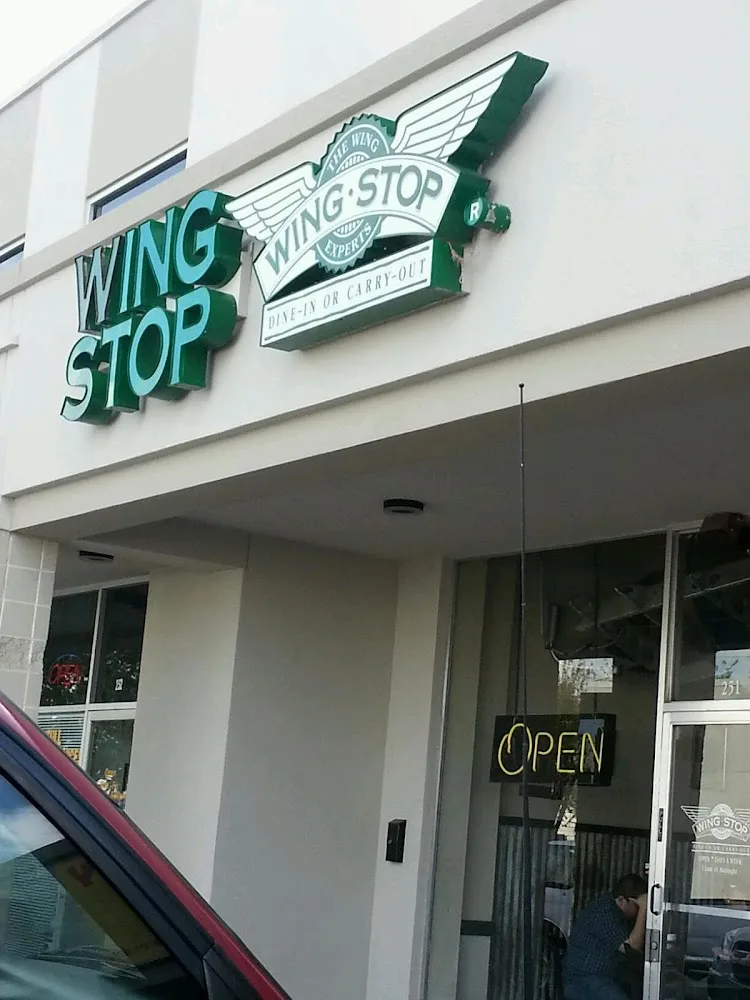 Wingstop food and storefront view at 3128 Forest Ln Ste 251 in Dallas, Texas