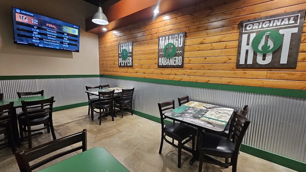 Wingstop food and storefront view at 1015 E. University Dr. in Edinburg, Texas
