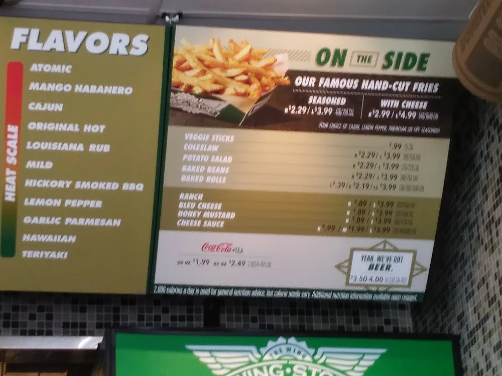 Wingstop food and storefront view at 6208 Camp Bowie in Fort Worth, Texas