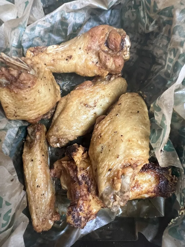 Wingstop food and storefront view at 329 E Hwy 377 in Granbury, Texas