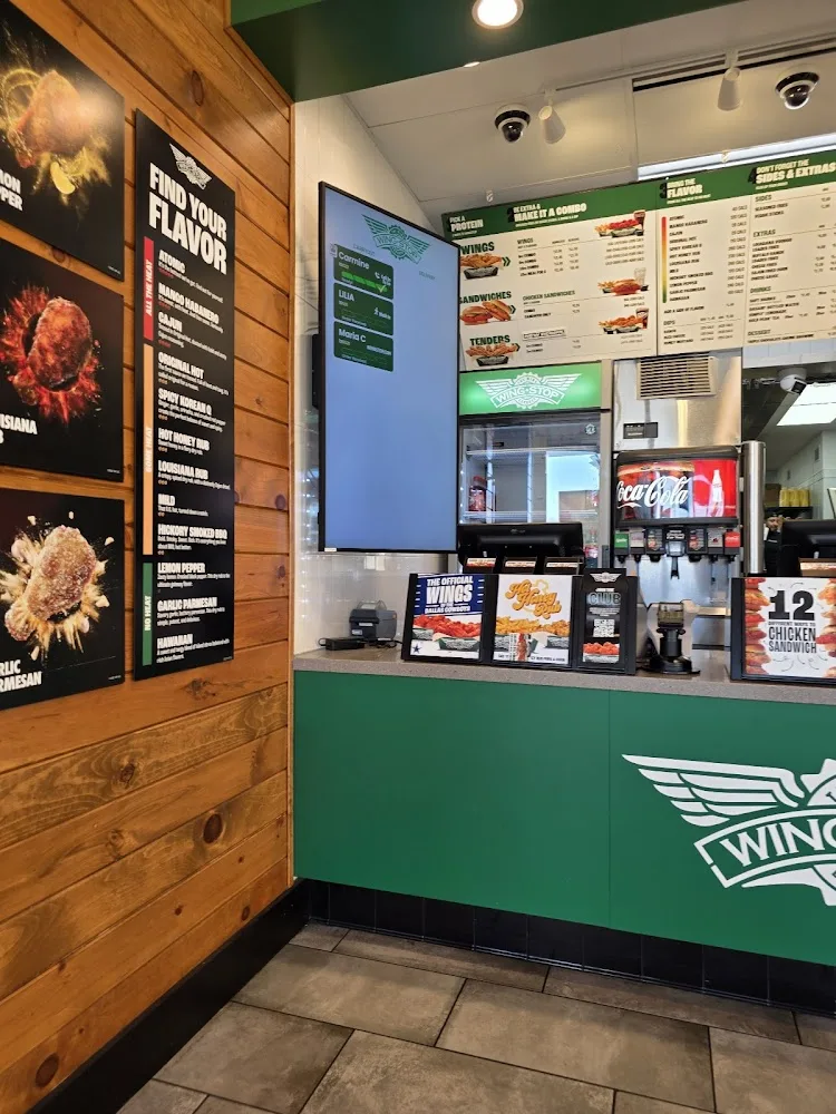 Wingstop food and storefront view at 3189 Denton Hwy in Haltom City, Texas