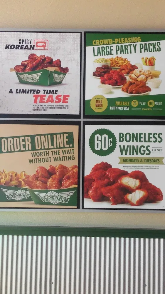 Wingstop food and storefront view at 300 E FM 2410 Rd in Harker Heights, Texas