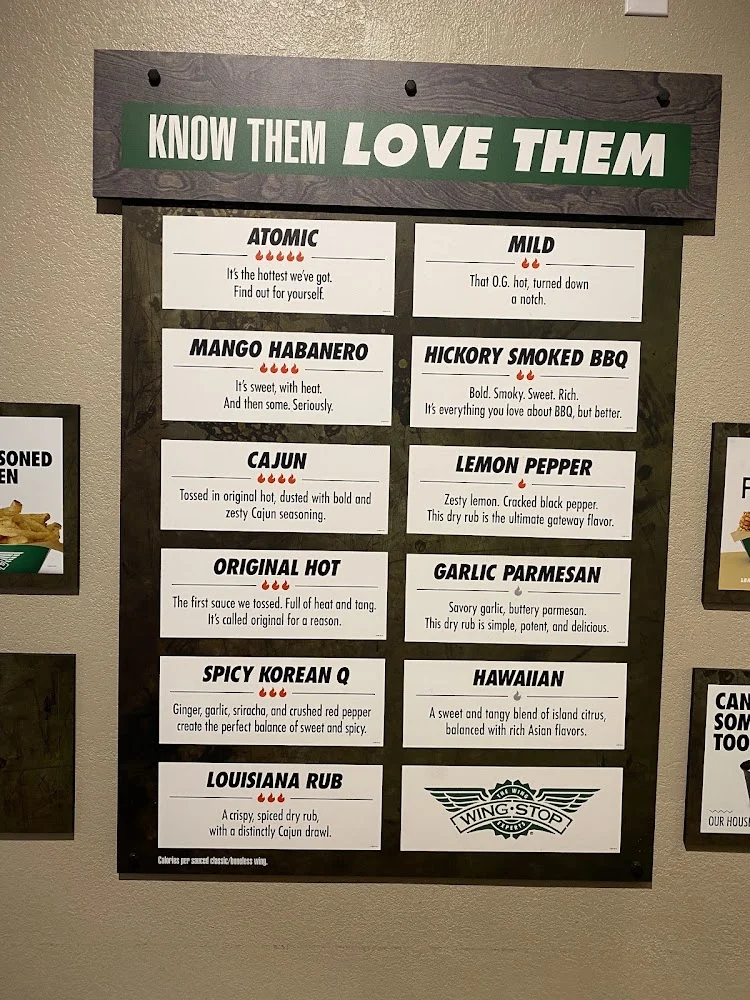 Wingstop food and storefront view at 9635 N Sam Houston Pkwy E in Humble, Texas