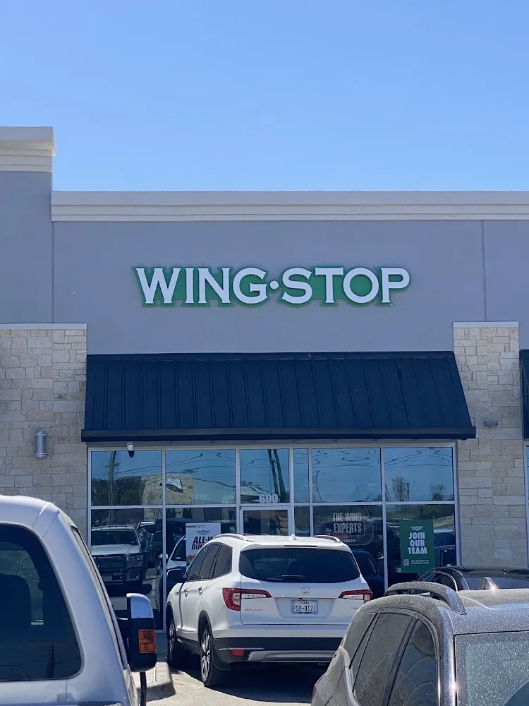 Wingstop food and storefront view at 2950 Fort Worth Highway in Hudson Oaks, Texas