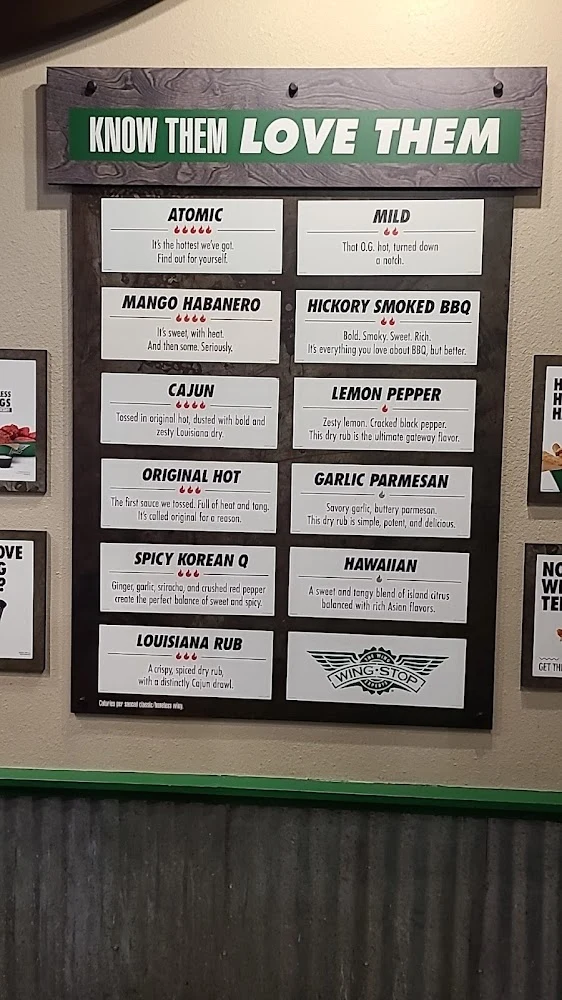 Wingstop food and storefront view at 4505 S Medford Dr in Lufkin, Texas