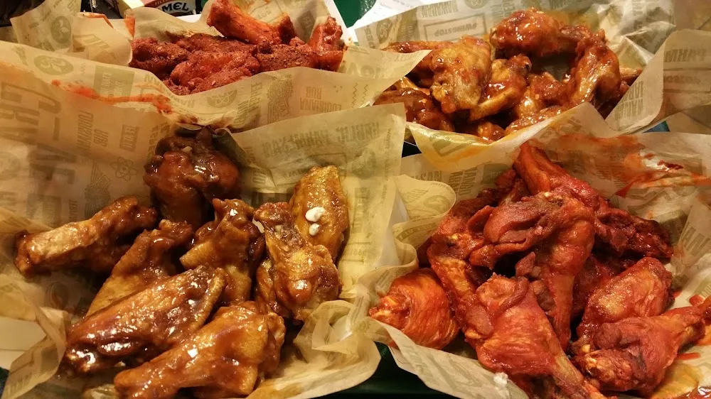 Wingstop food and storefront view at 7260 Highway 6 Ste 500 in Missouri City, Texas