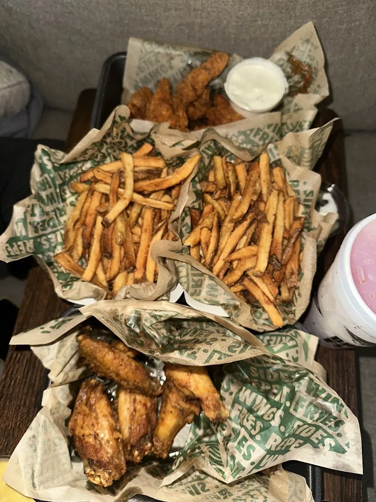 Wingstop food and storefront view at 200 Beauchamp Blvd in Princeton, Texas
