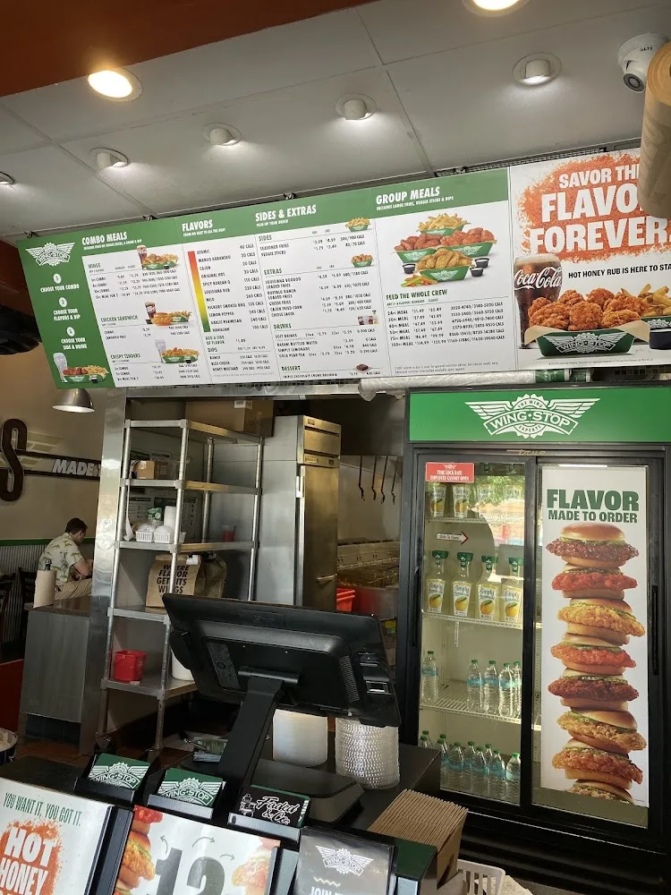 Wingstop food and storefront view at 5250 TX-78 #800 in Sachse, Texas