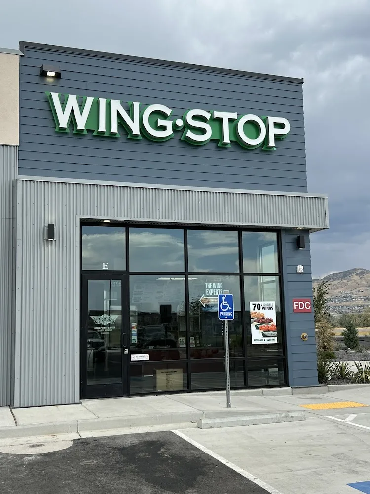 Wingstop food and storefront view at 3526 West 1940 North in Lehi, Utah