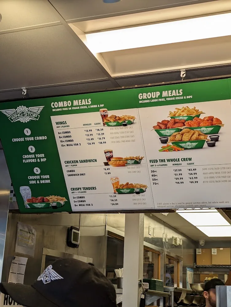 Wingstop food and storefront view at 7176 Union Park Ave in Midvale, Utah