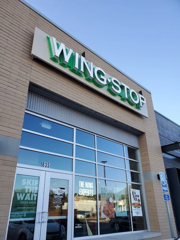 Wingstop food and storefront view at 835 W Riverdale Road in Riverdale, Utah