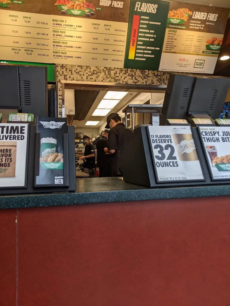 Wingstop food and storefront view at 835 W Riverdale Road in Riverdale, Utah