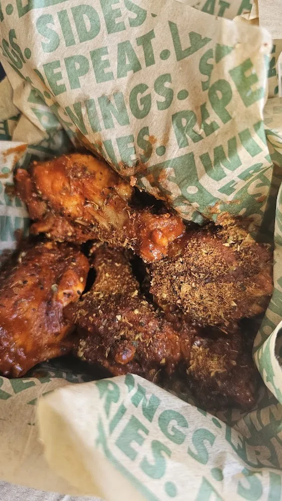 Wingstop food and storefront view at 2275 N. University Parkway in Provo, Utah
