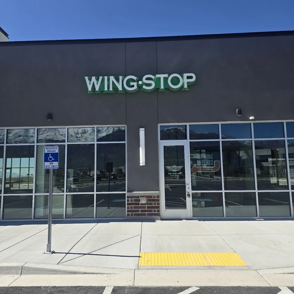 Wingstop food and storefront view at 887 S. North County Blvd. in Pleasant Grove, Utah