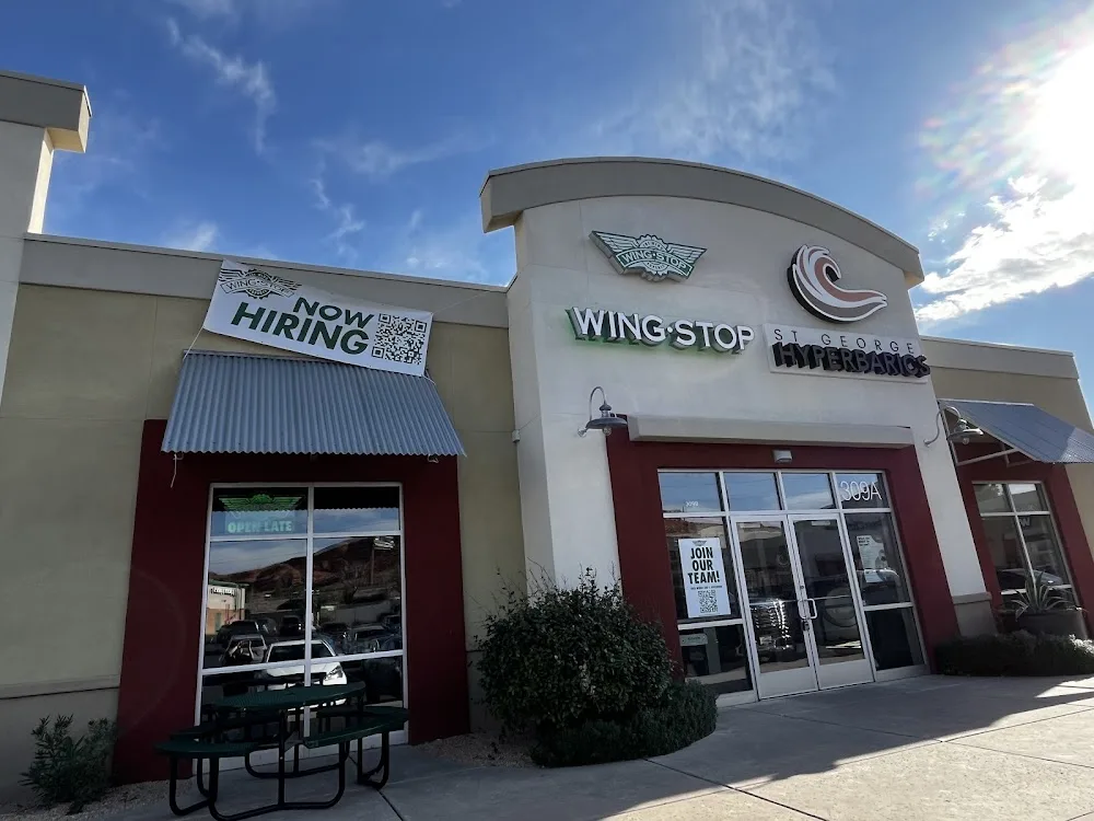 Wingstop food and storefront view at 2376 E Red Cliffs Dr in St George, Utah