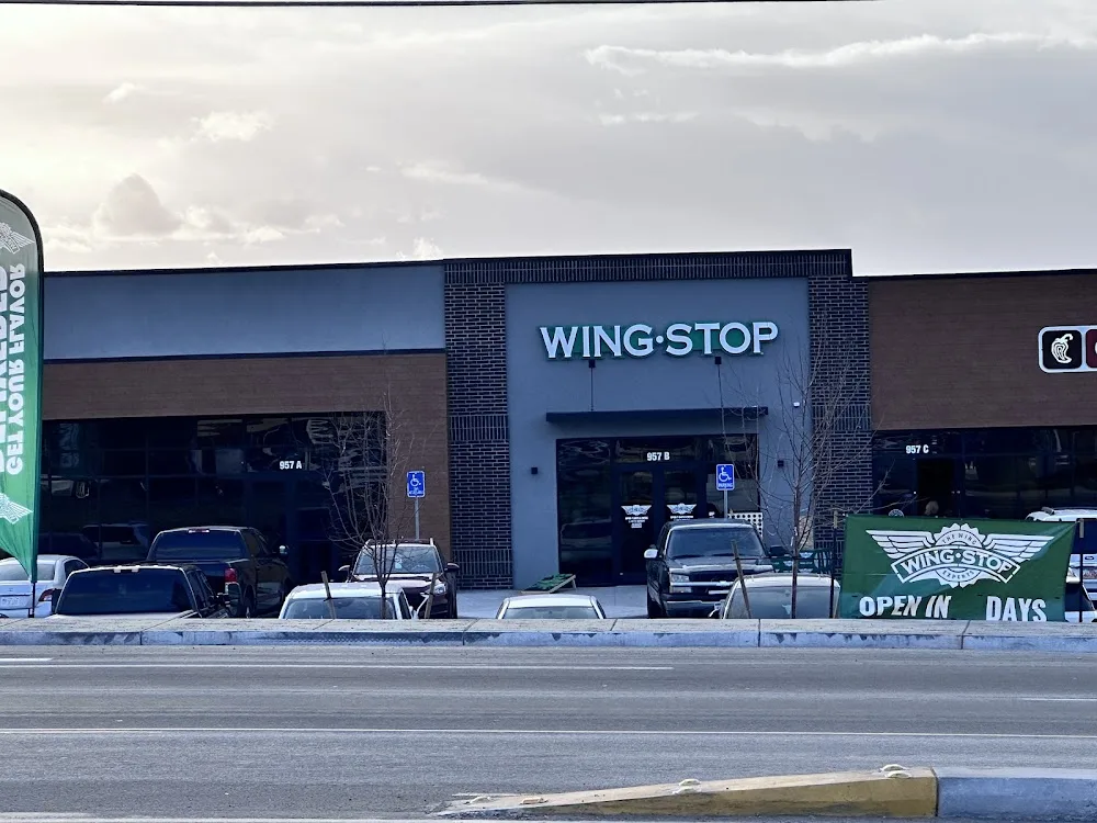 Wingstop food and storefront view at 1000 North Main Street in Tooele, Utah