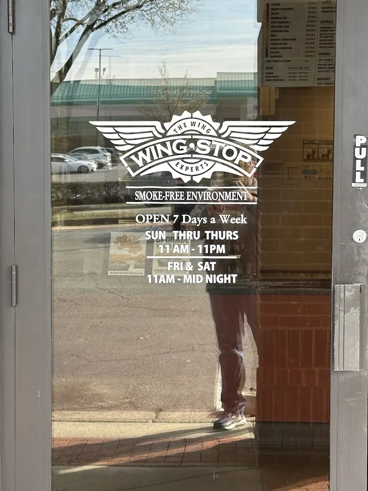 Wingstop food and storefront view at 14215-B Centreville Square in Centreville, Virginia
