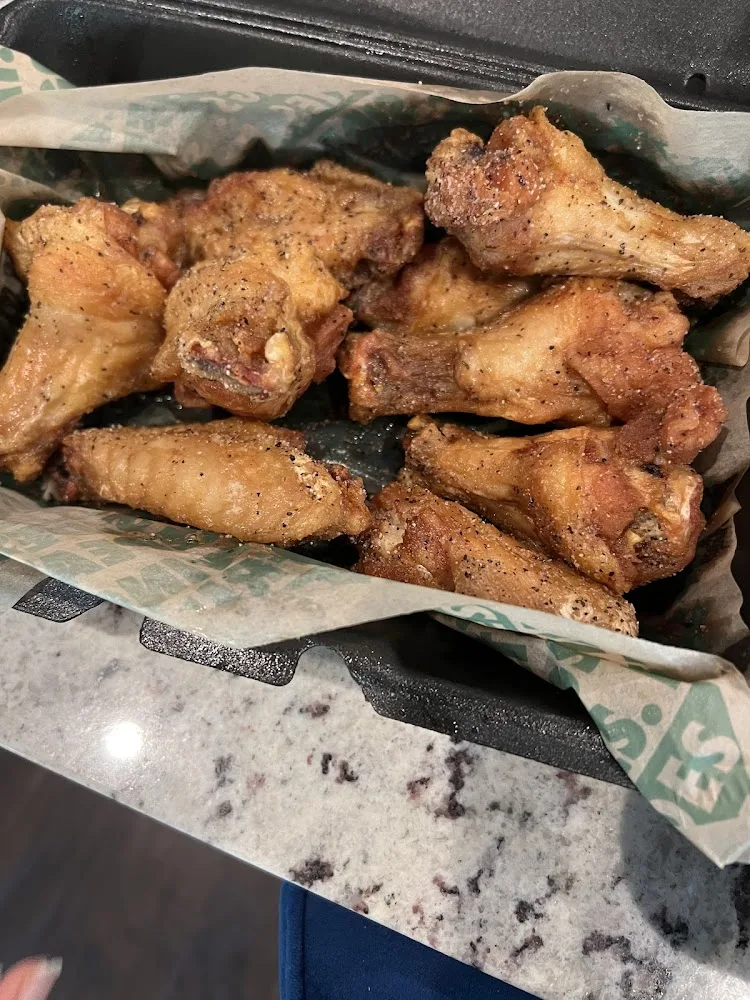 Wingstop food and storefront view at 16708 Richmond Hwy #107 in Dumfries, Virginia