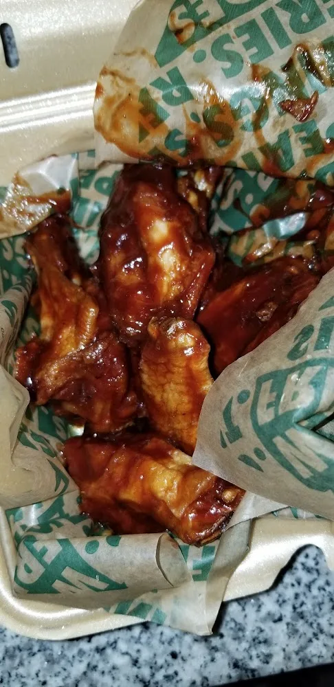 Wingstop food and storefront view at 5635 Plank Rd in Fredericksburg, Virginia