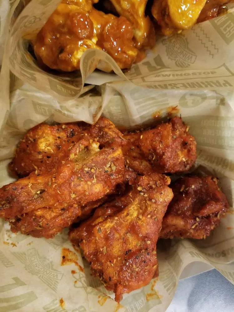 Wingstop food and storefront view at 109 Stonebridge Plaza Ave Ste K2 in Richmond, Virginia
