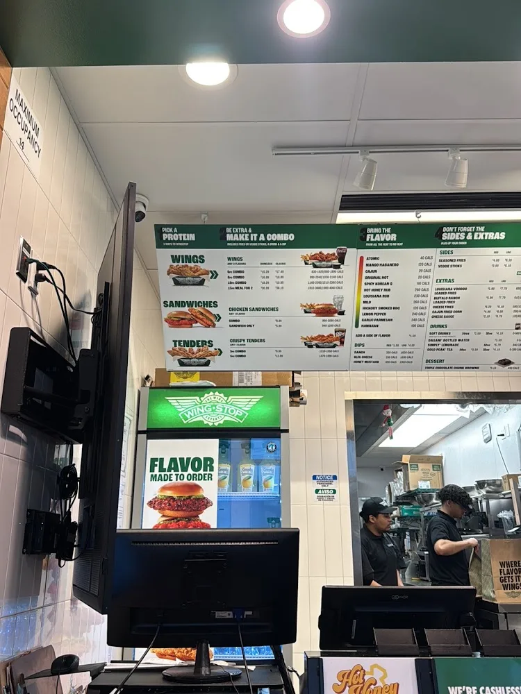 Wingstop food and storefront view at 4017 A Street SE in Auburn, Washington