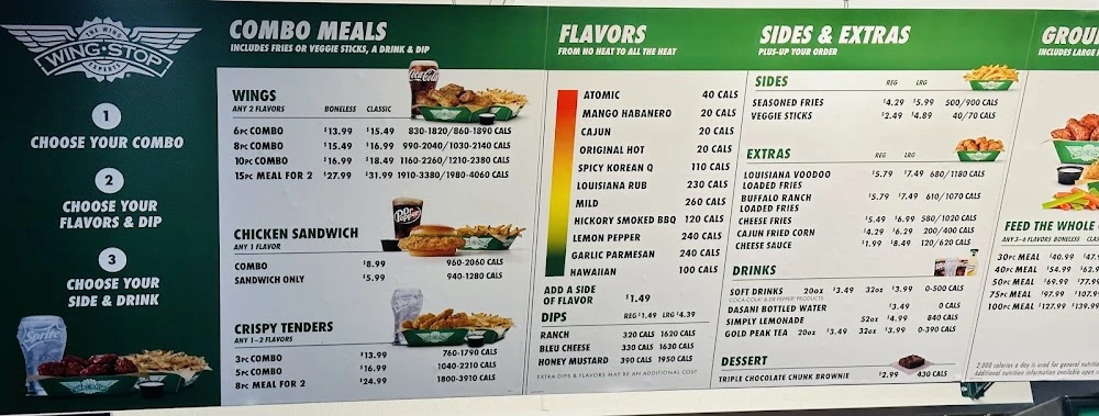 Wingstop food and storefront view at 5919 Lakewood Towne Center Blvd SW in Lakewood, Washington