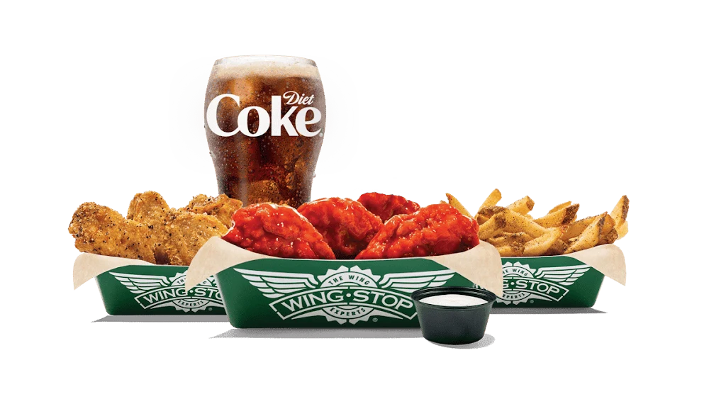 Wingstop food and storefront view at 4028 196th SW in Lynnwood, Washington