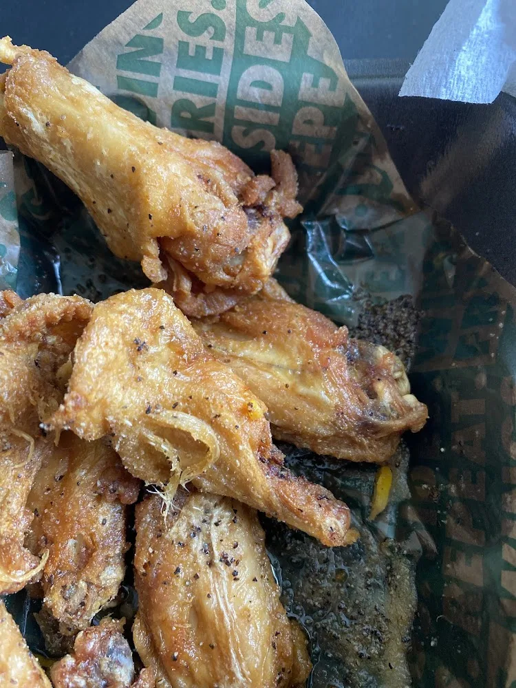 Wingstop food and storefront view at 31270 State Route 20 in Oak Harbor, Washington