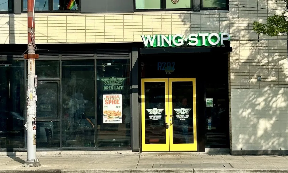 Wingstop food and storefront view at 1812 Broadway Ave in Seattle, Washington