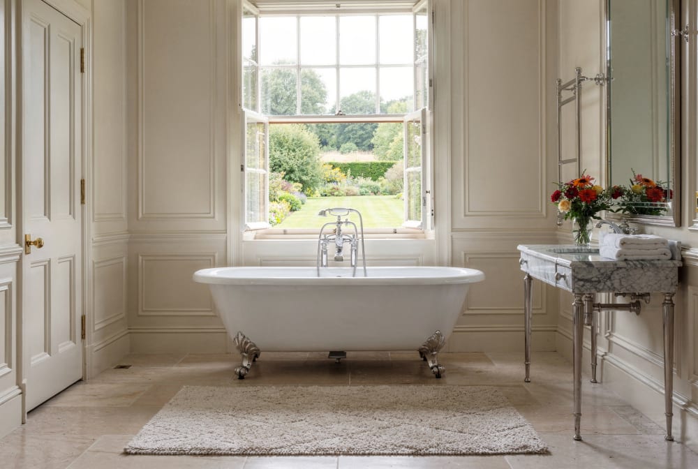 The Manor at Wexcombe — Principal Bathroom.