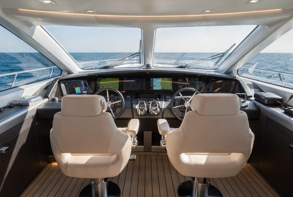 M/Y Sirocco — Wheelhouse.