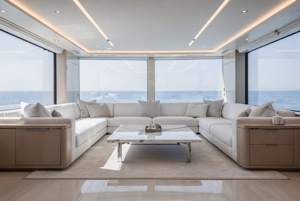 M/Y Sirocco — Main Saloon.