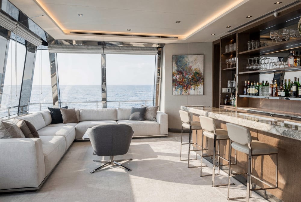 M/Y Halcyon — Sky Lounge.