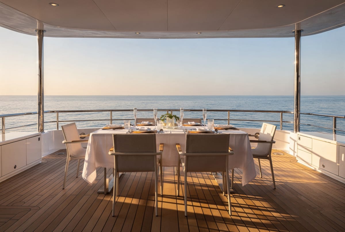 M/Y Sirocco — Dining.