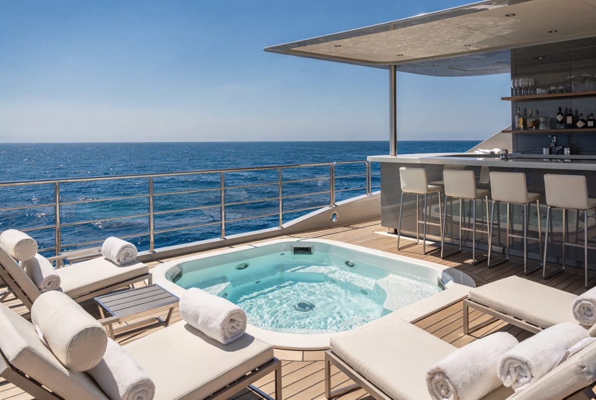 M/Y Sirocco — Sun Deck.