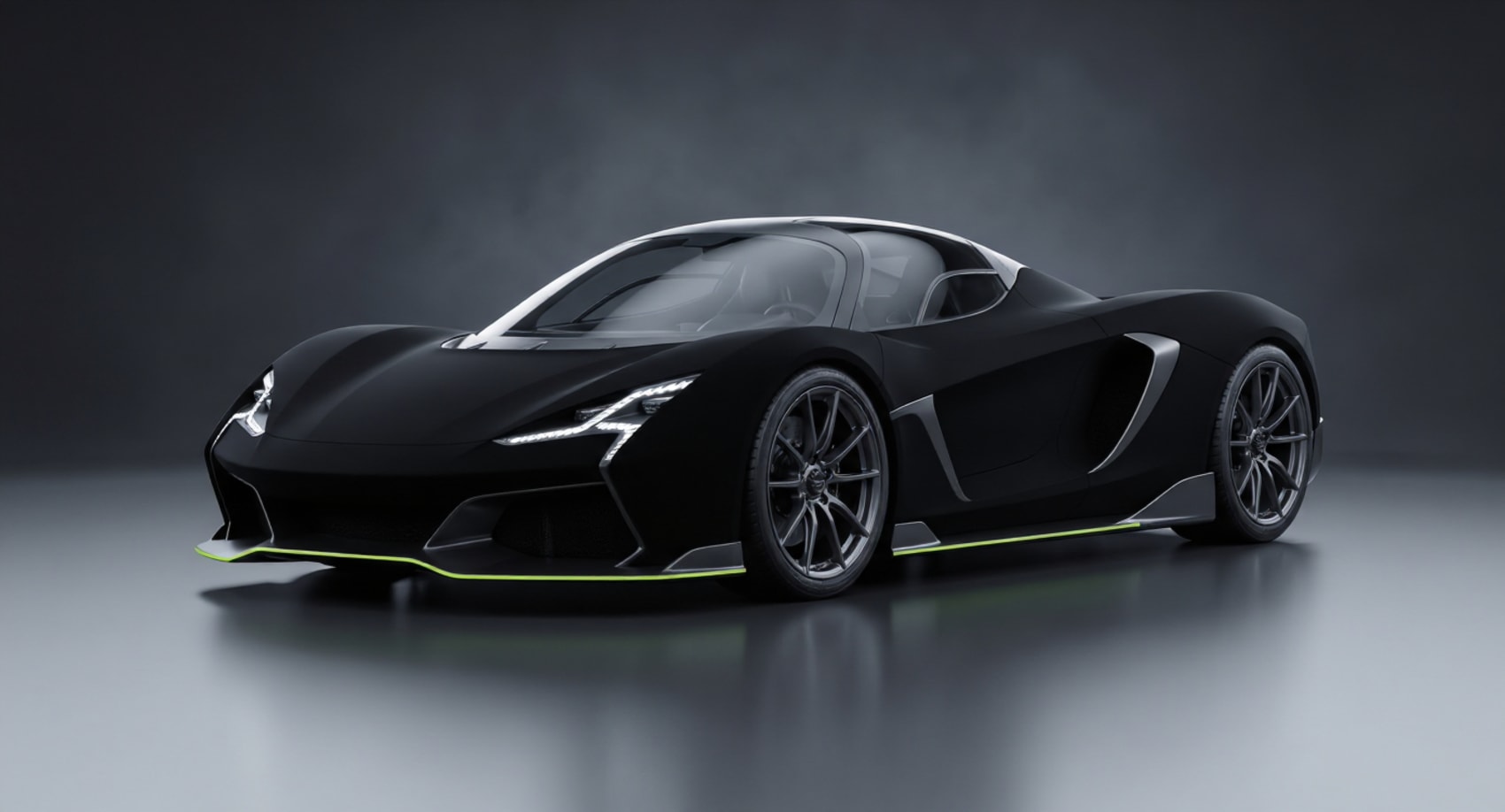 VANTA Eclipse — matte-black flagship hypercar.