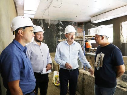 Владимир Ружицкий проверил работы по капремонту детского сада в поселке Люберец