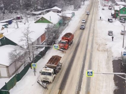 Более 26 тыс. км дорог очистили и обработали в Подмосковье за сутки