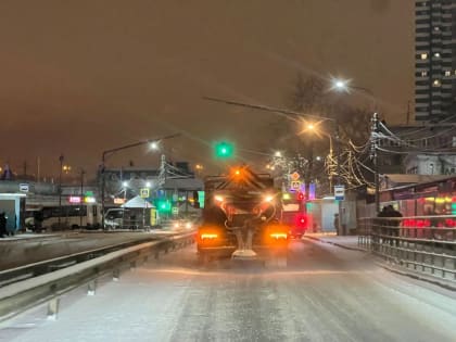 Более 400 км автодорог расчистили от снега на минувшей неделе в Люберцах