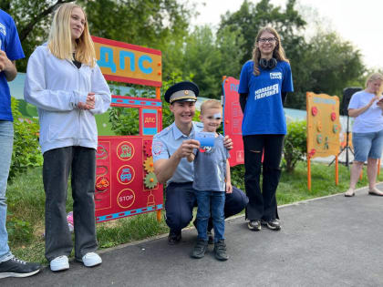 В Люберцах провели урок и экзамен по ПДД для детей