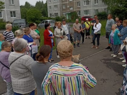 Наталья Кочерыгина встретились с жителями микрорайона Аксеновское поле во Фрянове