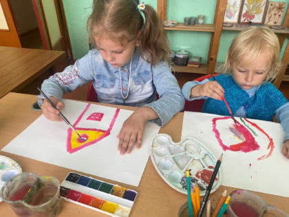 Космодемьянцы рисовали акварелью