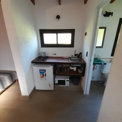 Cocina equipada de una habitación de Corral de Pirca