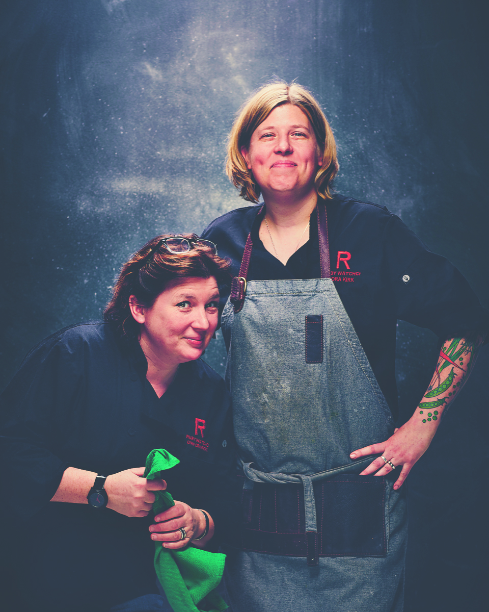 Chefs Lynn Crawford and Lora Kirk