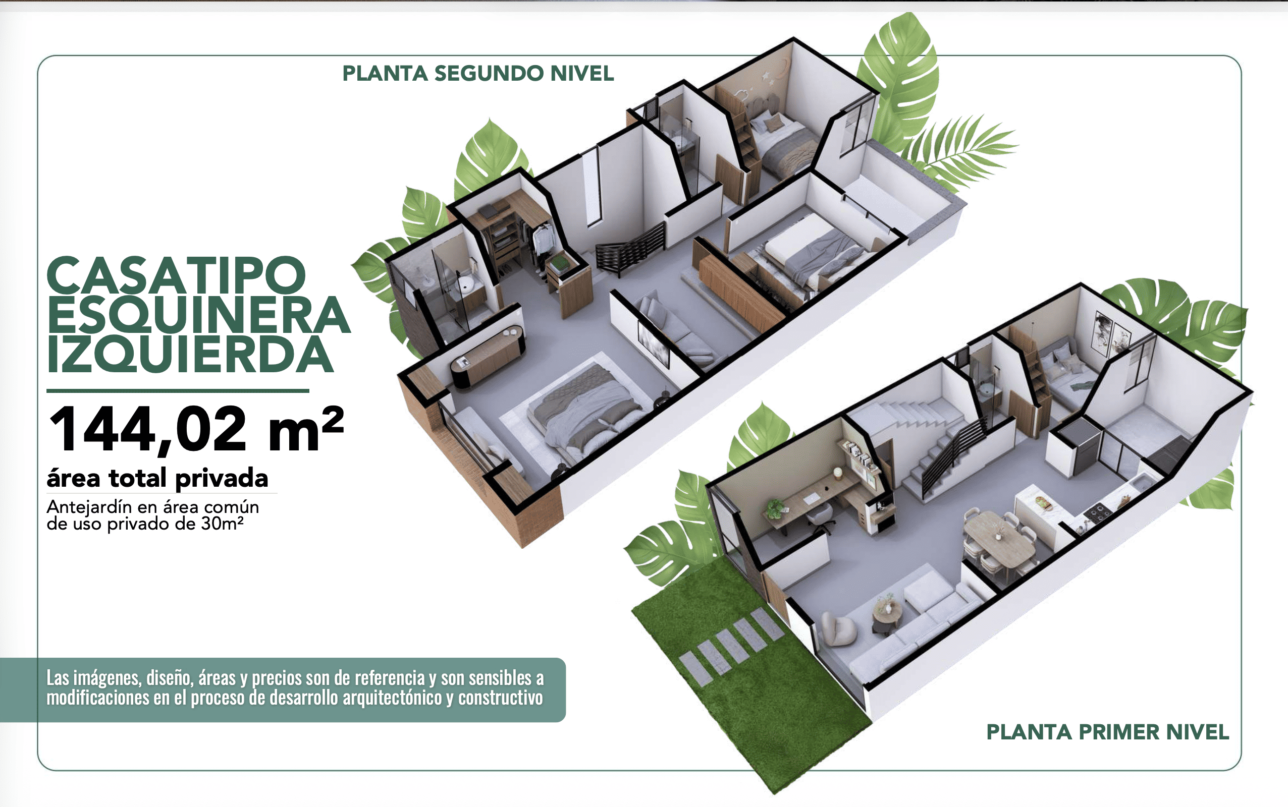 Casa esquinera 144,02 m2