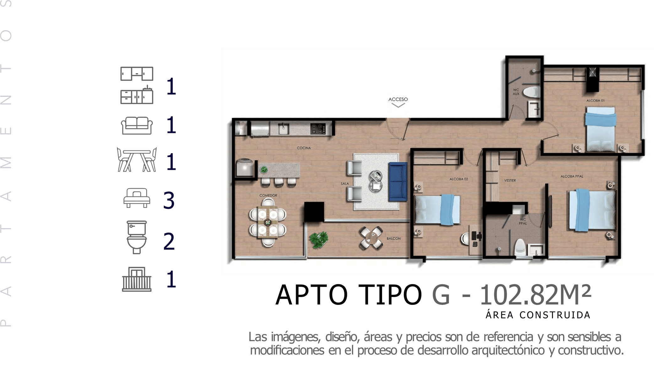 Apartamento Tipo G