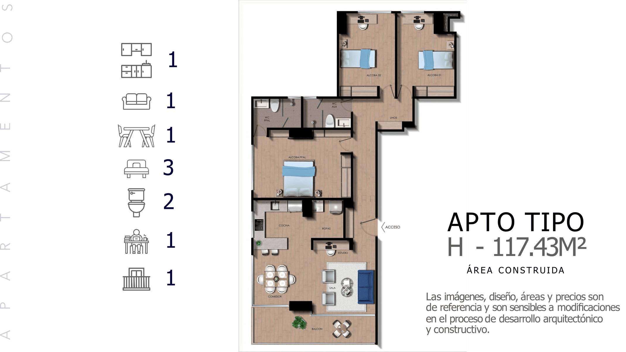 Apartamento Tipo H