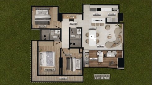 Apartamentos Tipo 3