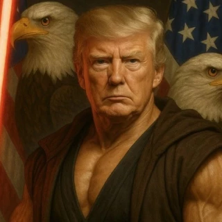 Alt-Tras la imagen del Papa Trump, la Casa Blanca publica a un Trump jedi
